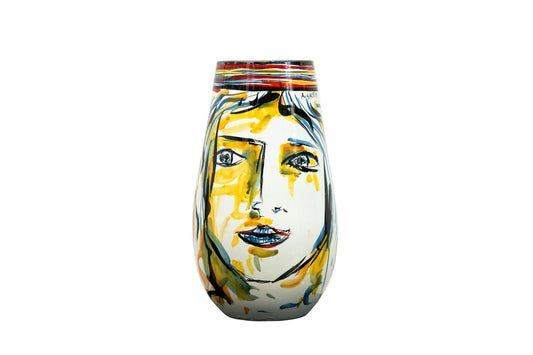 vaso 003 - Volto di donna- h cm 40