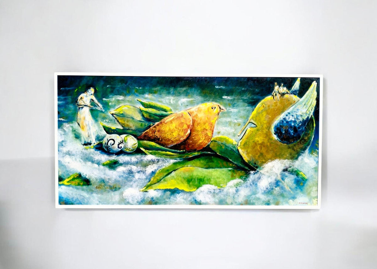 0023 - La rinascita dell'arte- Cm(200x100)