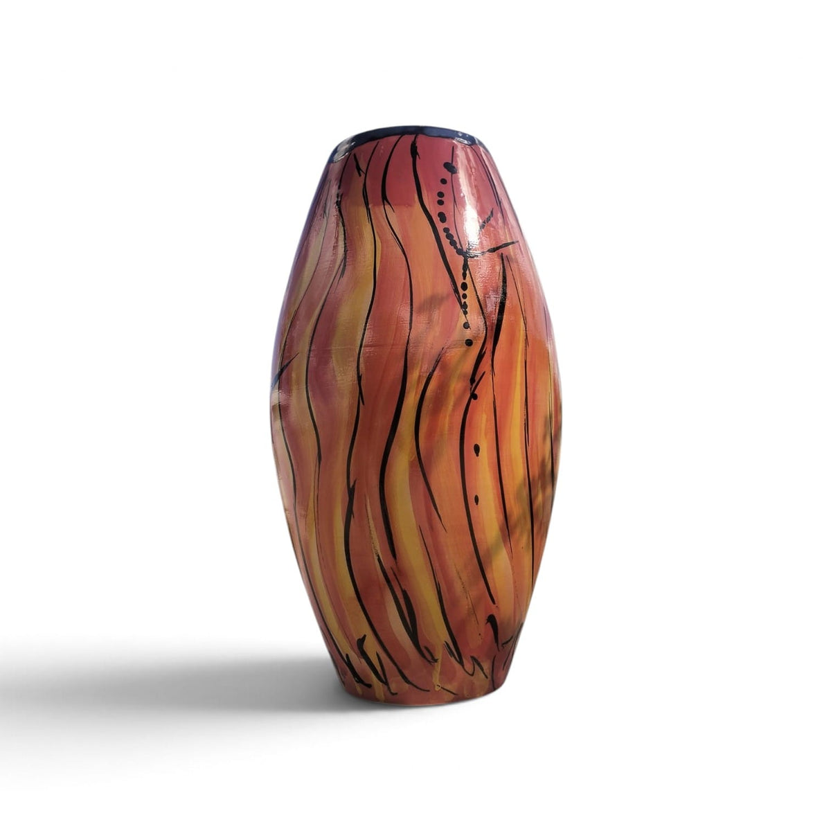 Vaso 040 - Fuoco dell'Etna - h cm 40