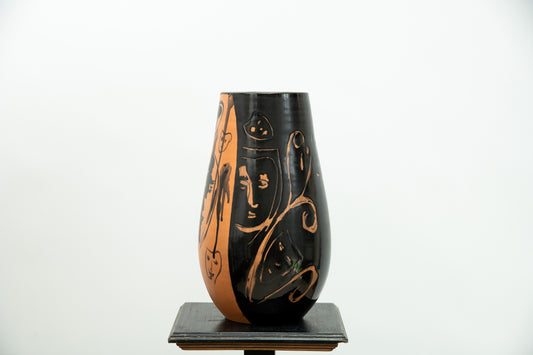 Vaso 031 - Le maschere-  h Cm 40