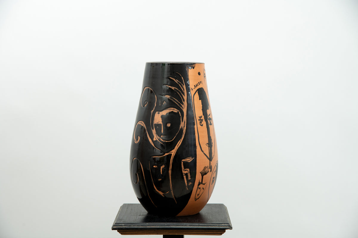 Vaso 031 - Le maschere-  h Cm 40