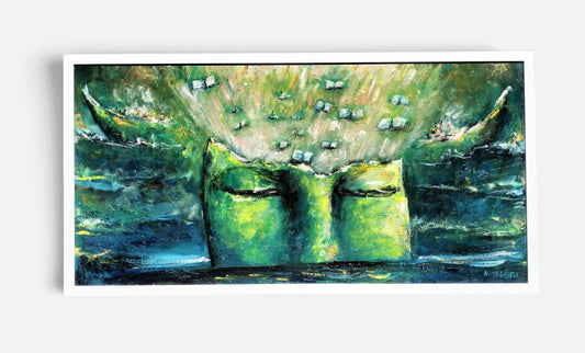 0001 La forza della cultura- Cm(50x100)